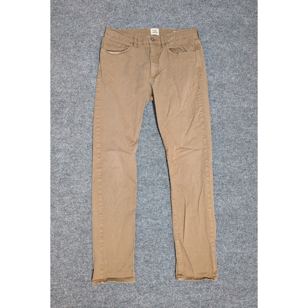 Flint And Tinder Pants Mens Size 32x32 (30x31) Slim Fit Brown